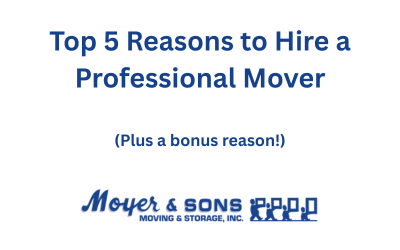 Top 5 reasons to Hire a Professional mover